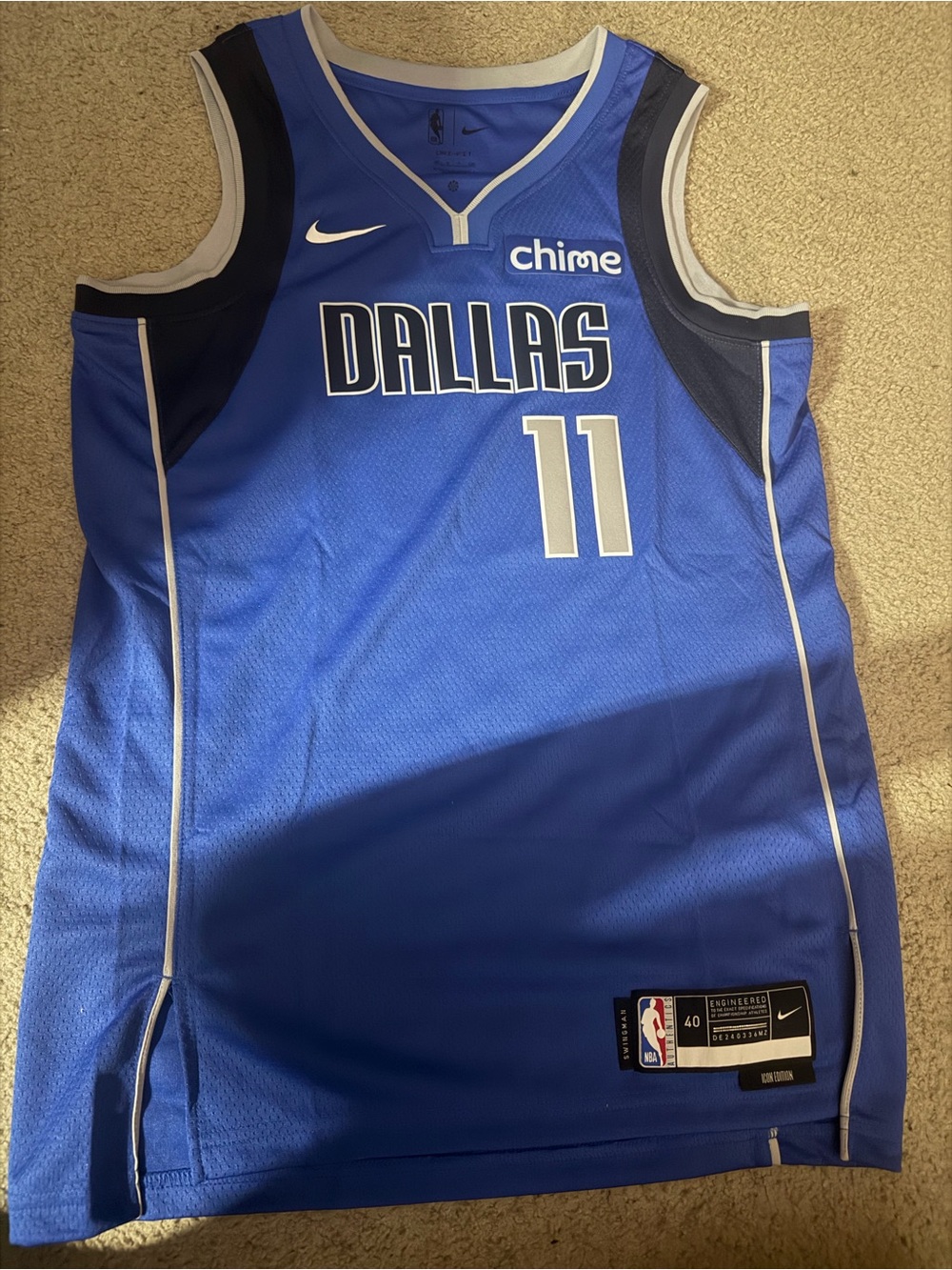 Kyrie Irving Nike Swingman Dallas Mavericks #11 Basketball Jersey